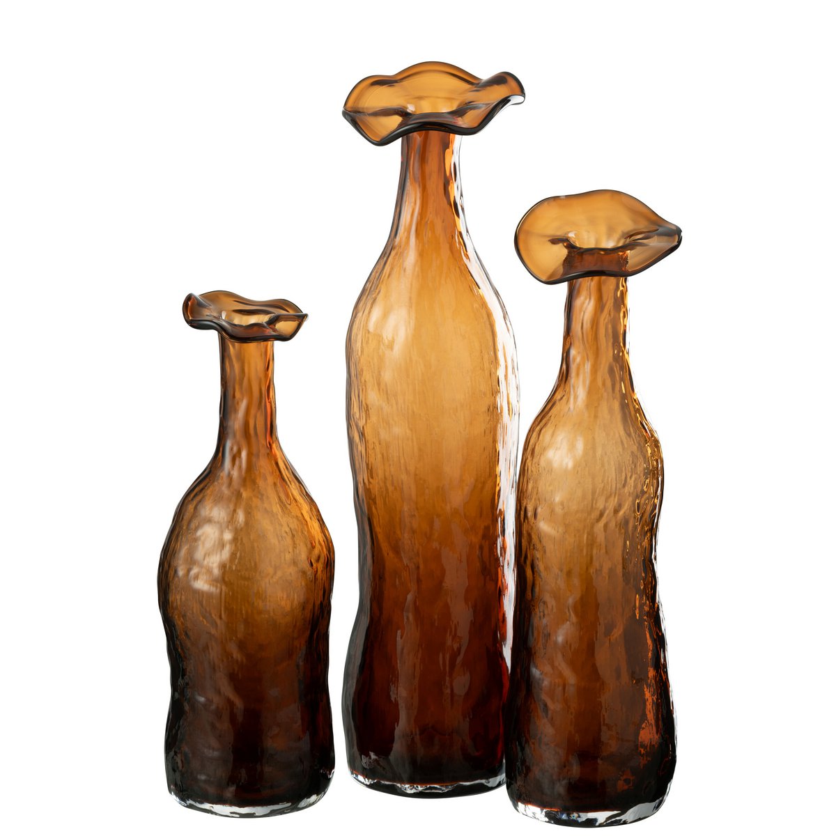 Vase J-Line OpenBrate Lunes sur une table moderne avec décoration