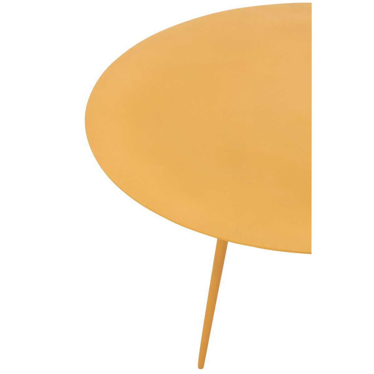Détail du design moderne de la table d'appoint J-Line
