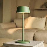 Lampe de table rechargeable verte Hugo Sage