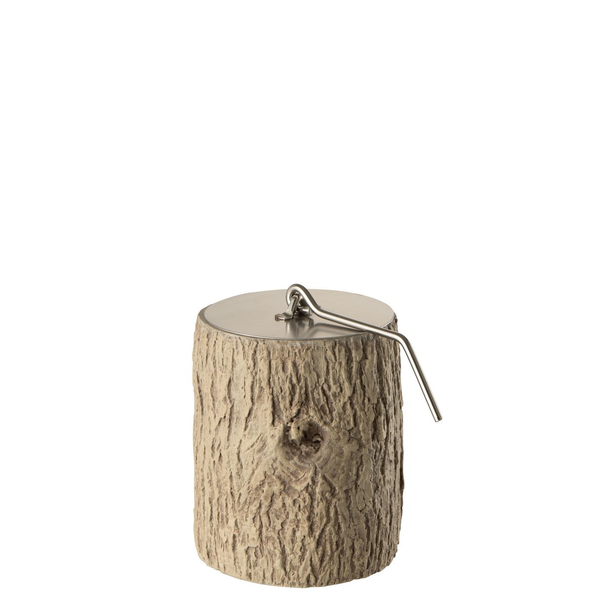 Détail du ciment marron de la Vuurkorf Trunk Round