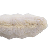Coussin Wave en polyester crème de J-Line, vue de face