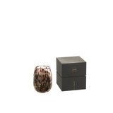 Bougie parfumée J-Line Mia en verre noir, design élégant