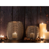 Sentier de bougeoir en 2 parties Solder Tobeight Windlichter Paris Gold ou Silver Candlers