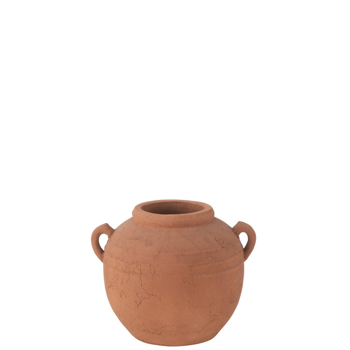 Vase Moke Round en céramique cuivre - vue élégante