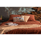 Drap plat stonewashed Zeff Caramel 240 x 300