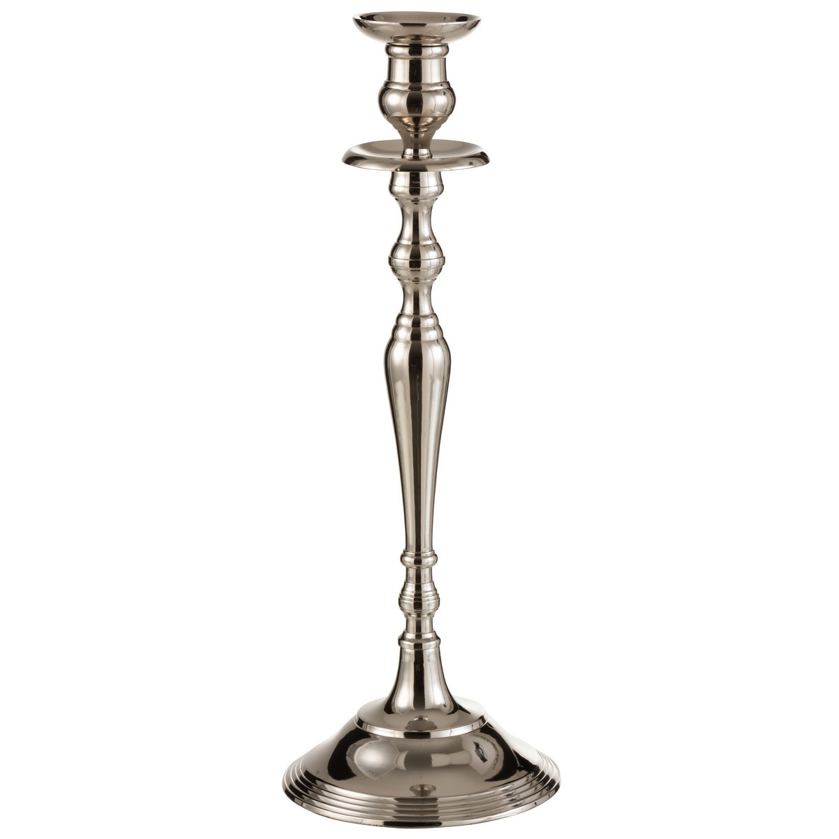 Bougeoir J-Line Classic, gros plan sur la texture en aluminium