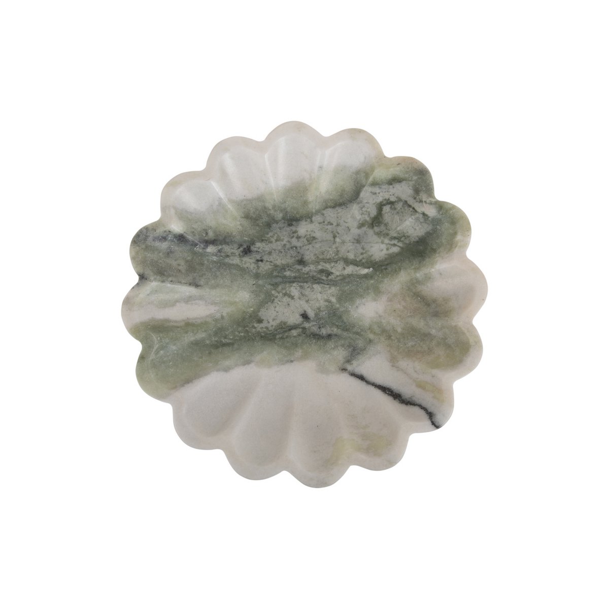 Vue de dessus du Bol Fleur Grand, montrant son diamètre de 30 cm.