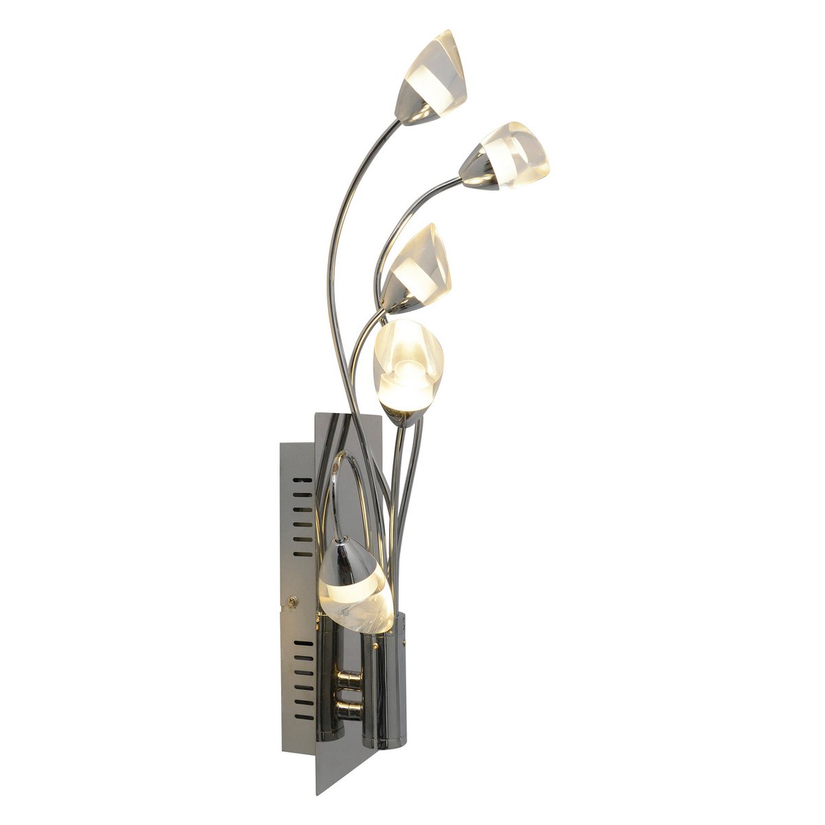 Lampe murale LED Shinny en métal chromé avec éclairage moderne