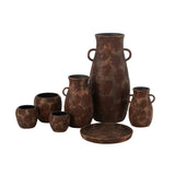 Vase Amhorre Terra J-Line - Ambiance décorative dans un salon