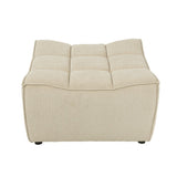 Vue latérale du pouf Grid J-Line, mettant en valeur le design scandinave