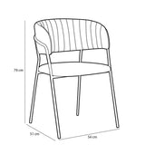 Chaise de salle à manger Moony Beige