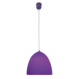 Silicone Pendant Light "Catinus" Ø 25cm, en silicone violet, E27