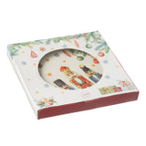 Détail de l'assiette Casse-Noisette en céramique, design élégant