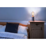 Lampe de table à LED "Max" y compris la lampe noire / blanc h: 12cm