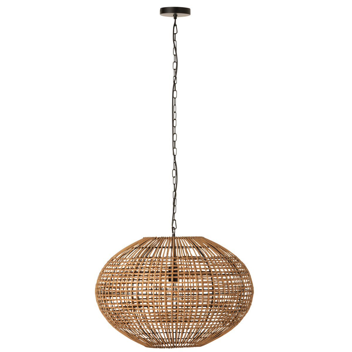 Vue latérale de la lampe à suspension J-Line