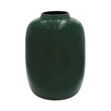 Vase en verre vert éclatant