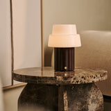 Lampe de table rechargeable Laurent marron foncé