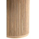 Détail du bois naturel de la table Vincent J-Line