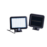 2 Set LED LED SOLAR EXTÉRIEUR LAMPE MURS "PEPE", pour l'extérieur, lampe murale - Plastique en noir, avec LED intégrée - Lumières murales à l'extérieur
