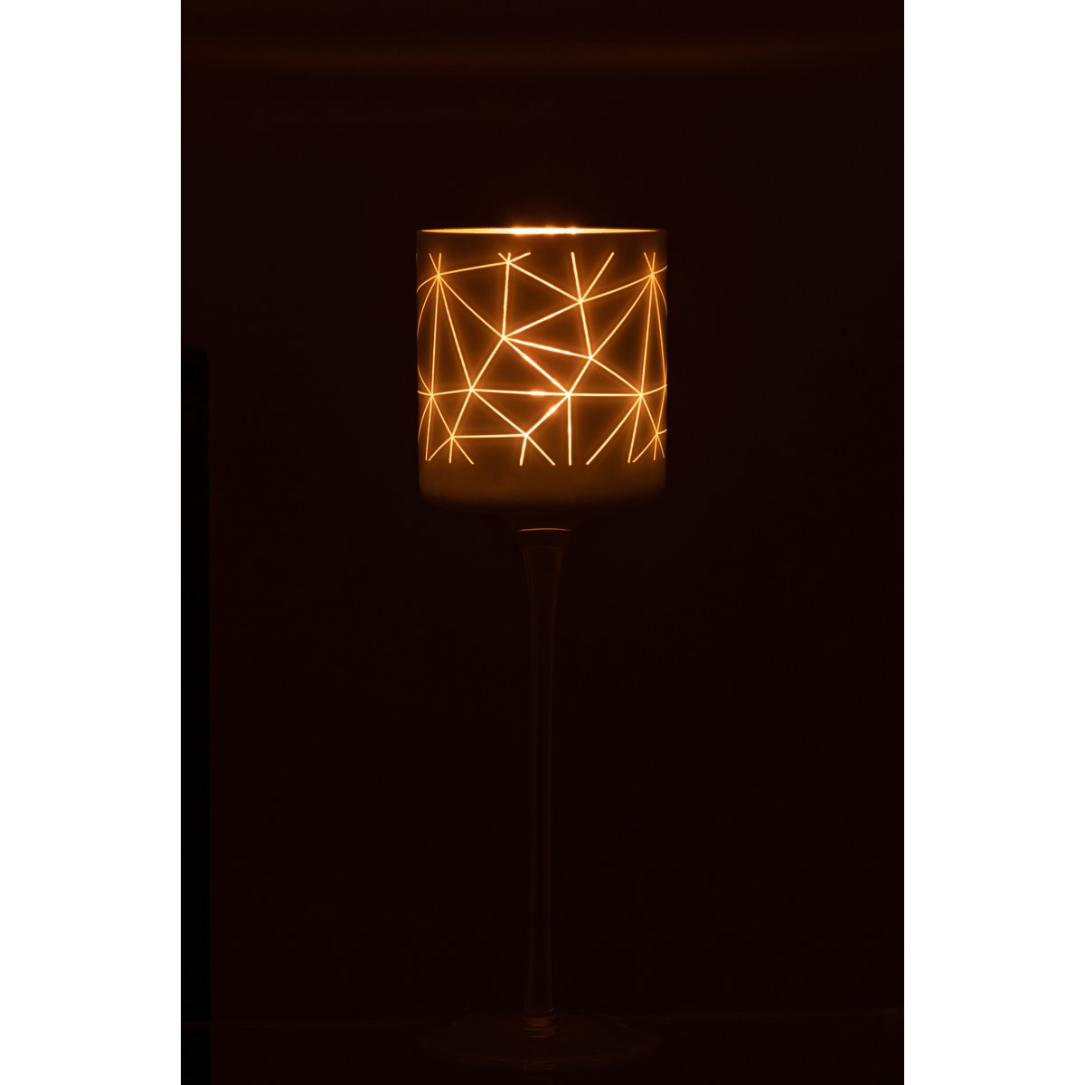 Photophore J-Line Milano sur une table élégante
