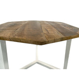 Table d'appoint 56 x 47 cm table basse de table de salon bon cadre en métal noir - blanc blanc