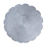 Table d'appoint Table décorative en métal Hilton Ø 35 x H 45 cm Aluminium rond avec structure en argent ou en or
