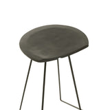 Chaise de bar J-Line avec vue latérale
