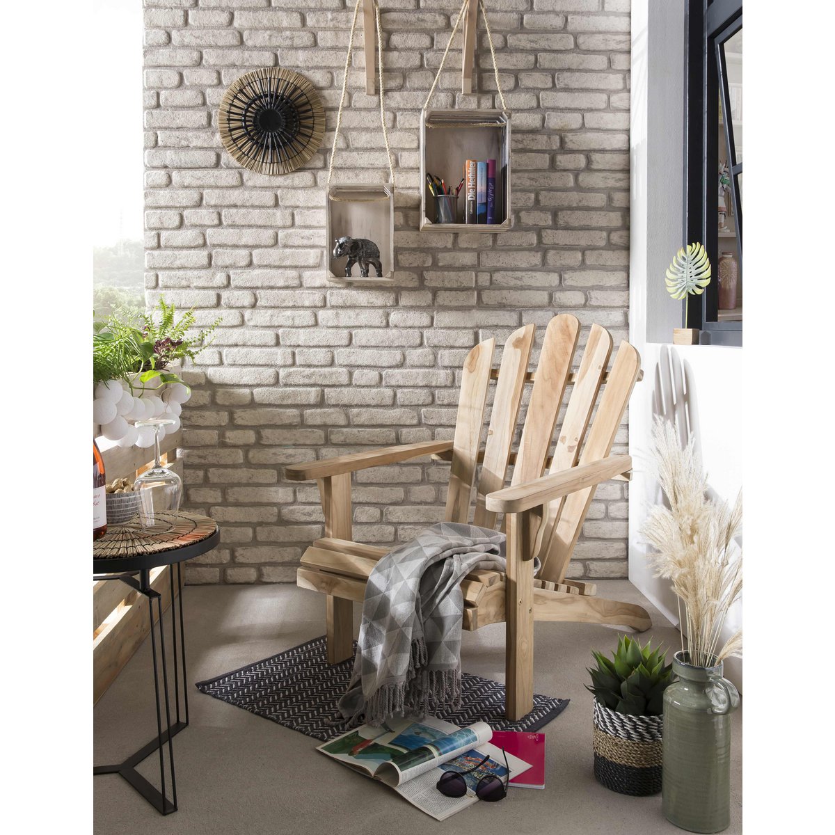 Zoom sur les finitions du bois de teck