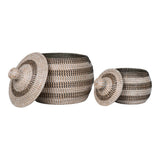 Ipoh Basket - Panier de rangement en jonc de mer dans un intérieur moderne