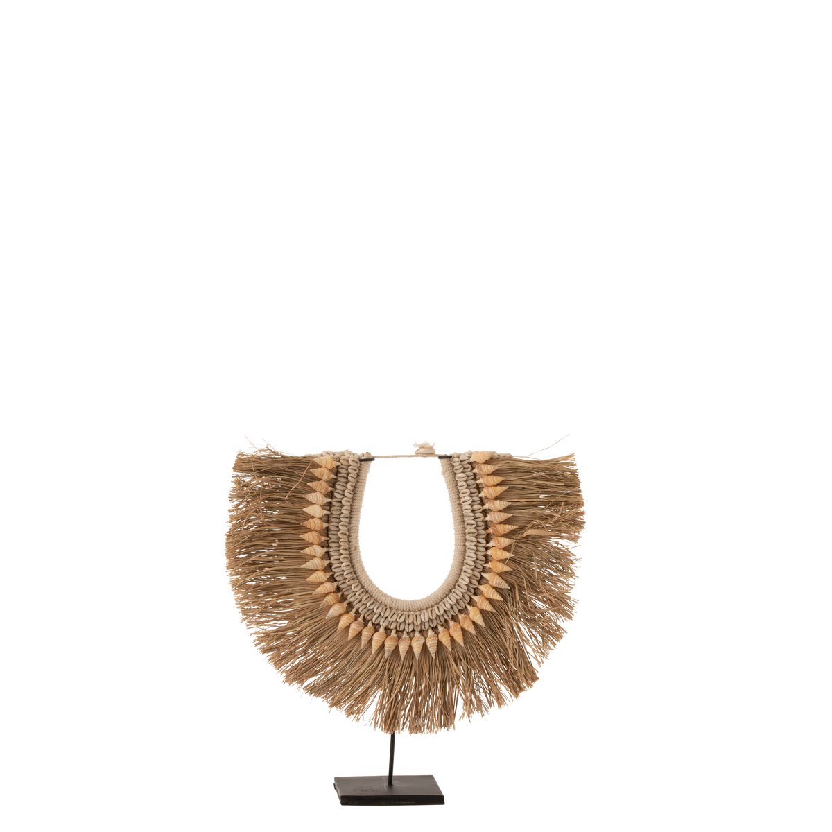 Vue rapprochée du collier de décoration J-Line sur un meuble