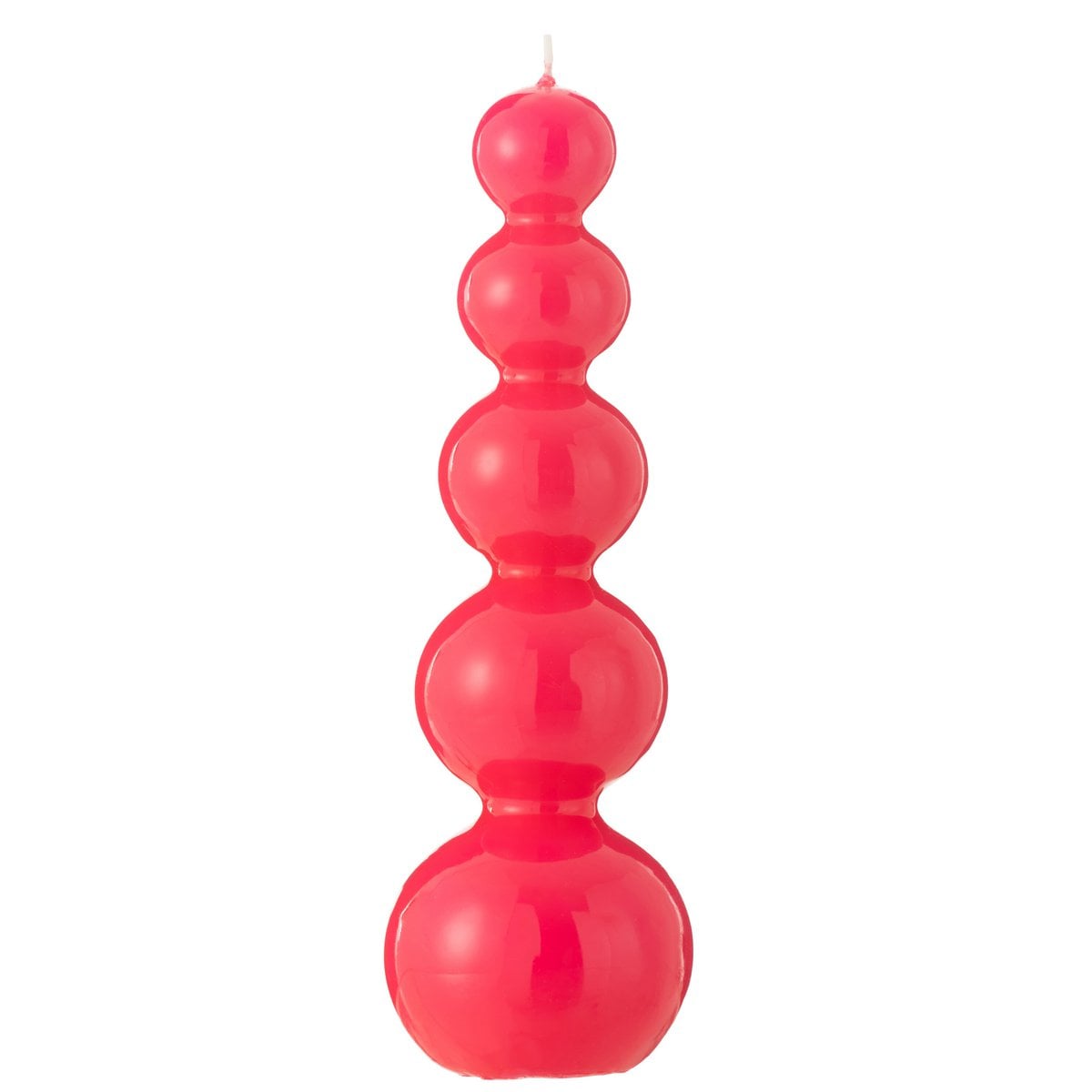 Ambiance chaleureuse avec la bougie J-Line Gourde Fuchsia dans un intérieur moderne