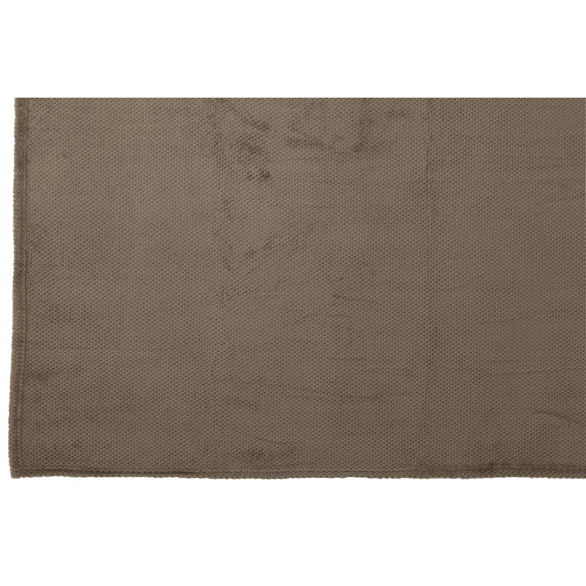 Couverture J-Line Snuggle en polyester gris foncé, vue d'ensemble