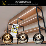 Longueur à rayures en Cob LED 3 m, fonction CCT, en plastique transparent / transparent, avec des LED intégrés