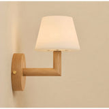 Applique murale rechargeable en bois marron clair Ted