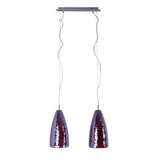 Lampe en verre 2 FLG. "Individuel"
