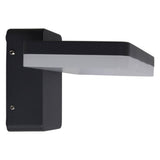 Lampe murale LED Clair en anthracite, vue de face