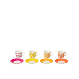 Set J-Line de 4 sacs et boîte à vaisselle en céramique multicolore, vue d'ensemble
