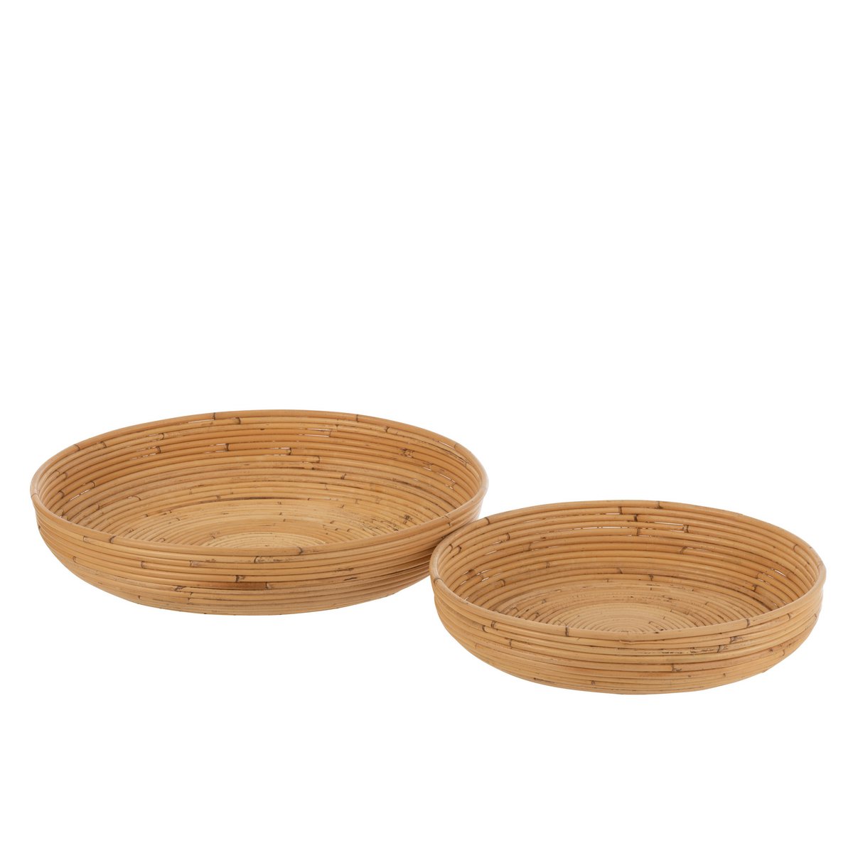 Ambiance déco avec les bols J-Line en jute naturel sur une table