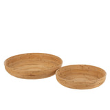 Ambiance déco avec les bols J-Line en jute naturel sur une table