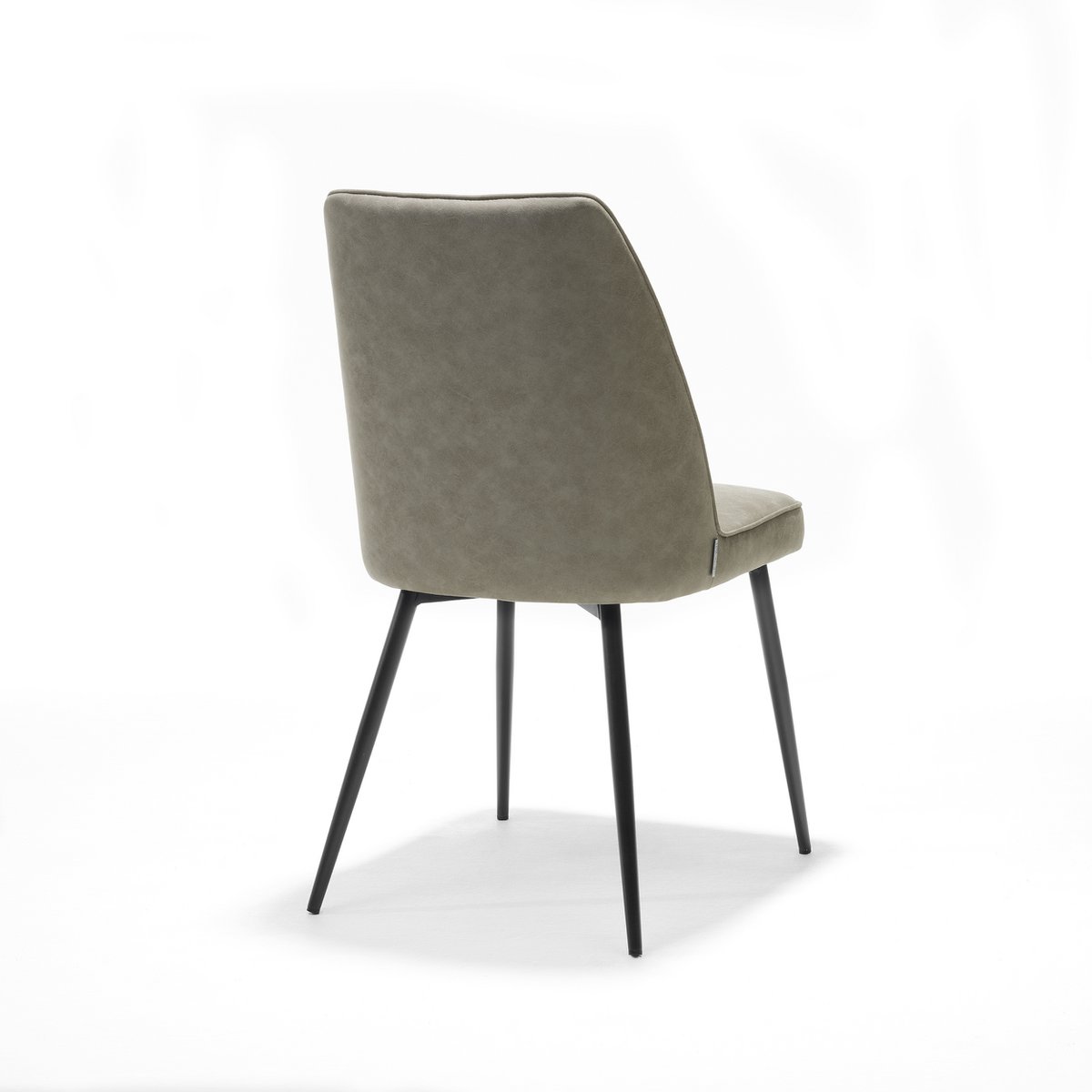 Chaise Paula tissu noir Soft Sand