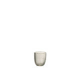 Photophore J-Line Bubbels en verre transparent, vue de face