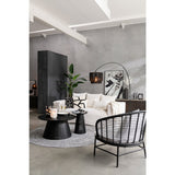 Table d'appoint J-Line Vincent avec accessoires décoratifs