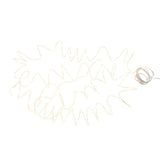 Guirlande LED de Noël 9m avec 90 LED blanc chaud en plastique doré
