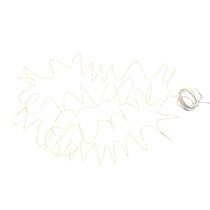Guirlande LED de Noël 9m avec 90 LED blanc chaud en plastique doré