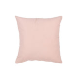 Coussin J-Line Abstract Faces en coton rose clair et blanc, vue de face