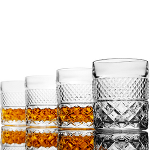 Ensemble de carafe à whisky avec verres en verre et pierres en granit