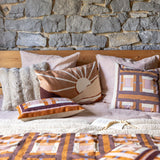 Coussin imprimé Taho Cuivre 45 x 45