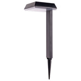 SPIT décorative solaire "Sigi", 79 cm de haut, plastique, noir, LED intégrée, blanc chaud