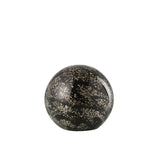 Presse-papier J-Line Stardust - verre - or/noir - grand