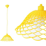 La lampe pendentielle en silicone "Cera" en jaune